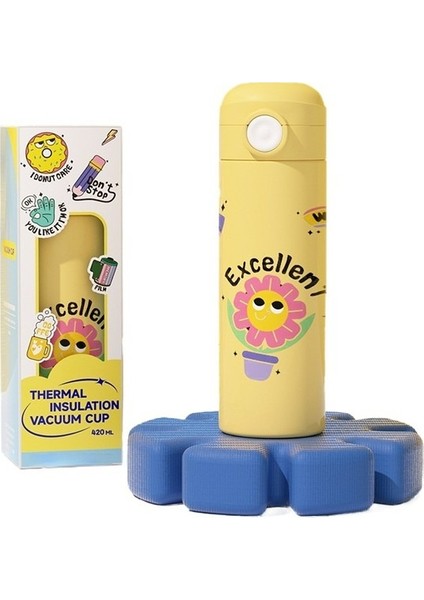 Çocuk 316 Paslanmaz Çelik Termos Bardak/yaratıcı Karikatür Taşınabilir Öğrenci Su Bardağı/iş Eğlence Termos Bardak, DL064 (Yurt Dışından)