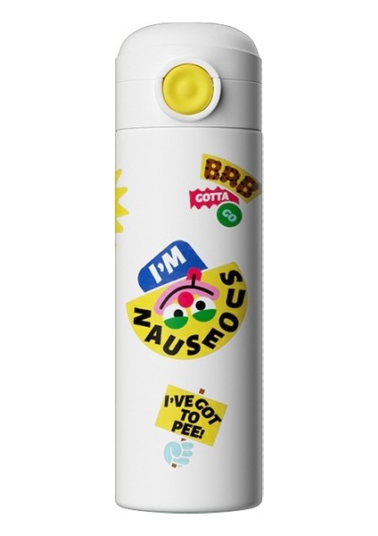 Çocuk 316 Paslanmaz Çelik Termos Bardak/yaratıcı Karikatür Taşınabilir Öğrenci Su Bardağı/iş Eğlence Termos Bardak, DL064 (Yurt Dışından)