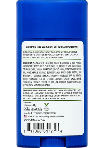 Okaliptüs Alüminyum Içermeyen Stick Deodorant 75GR fiyatları