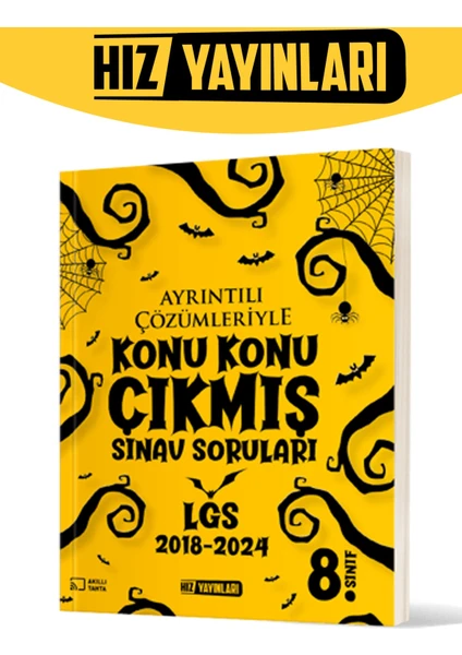 Hız Yayınları 8. Sınıf Konu Konu LGS Çıkmış Sınav Soruları 2018 - 2024