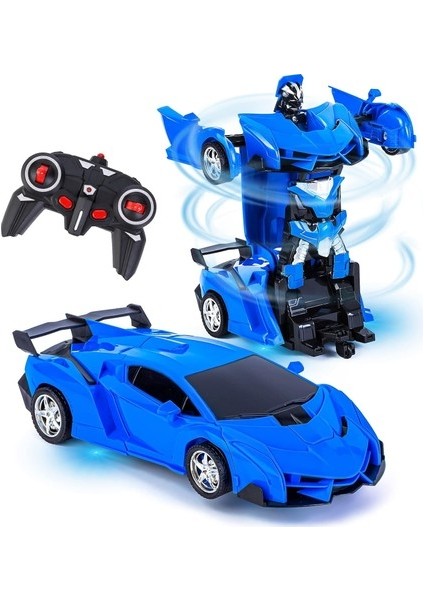 Boys 3-5 Için Uzaktan Kumandalı Araba, 5-12 Yaş Için Hobi Rc Robot Araba Oyuncak Deformasyon Araba Dönüştürme Oyuncak Çocuklar Için Rc Yarış Arabaları Dönüşüm Arabaları Yarış Arac (Yurt Dışından)