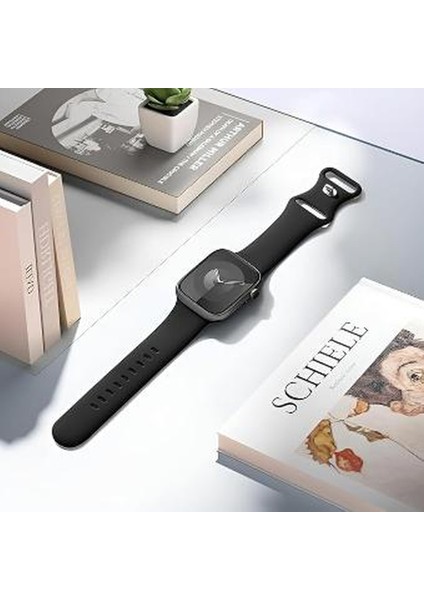 Apple Watch Seri 10 9 8 7 6 5 4 3 2 Se 42MM / 44MM / 45MM Uyumlu Spor Silikon Kordon fiyatları