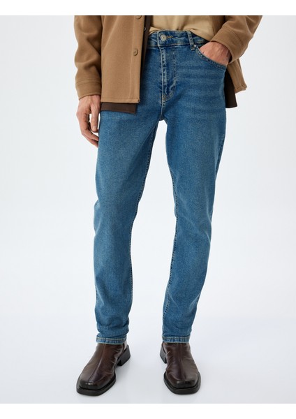 Slim Fit Kot Pantolon - Brad Jean