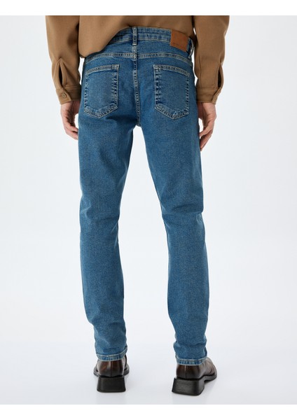 Slim Fit Kot Pantolon - Brad Jean