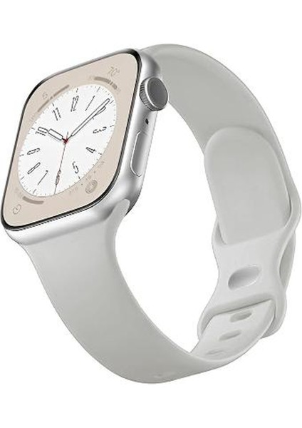 Apple Watch Seri 10 9 8 7 6 5 4 3 2 Se 42MM / 44MM / 45MM Uyumlu Spor Silikon Kordon