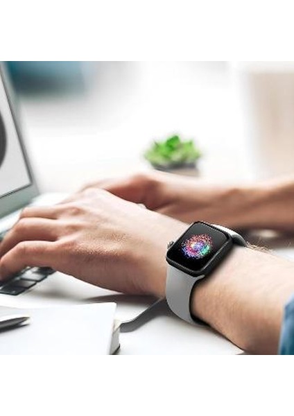 Apple Watch Seri 10 9 8 7 6 5 4 3 2 Se 42MM / 44MM / 45MM Uyumlu Spor Silikon Kordon fiyatları