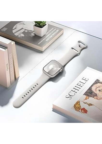 Apple Watch Seri 10 9 8 7 6 5 4 3 2 Se 42MM / 44MM / 45MM Uyumlu Spor Silikon Kordon modelleri