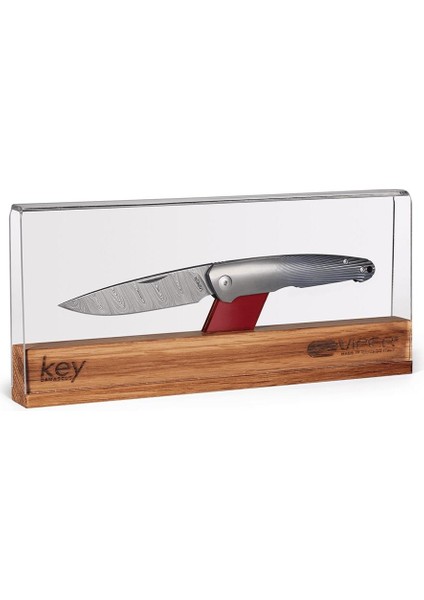 Key Damascus Blue/bronze 3D Titanium Çakı indirimleri