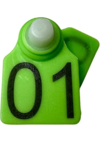 100 Adet Yeşil Renk Küçükbaş (Koyun-Keçi) Hayvan Küpesi modelleri