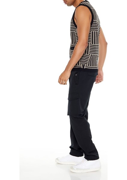 Slim-Fit Ipli Kargo Pantolon fiyatları