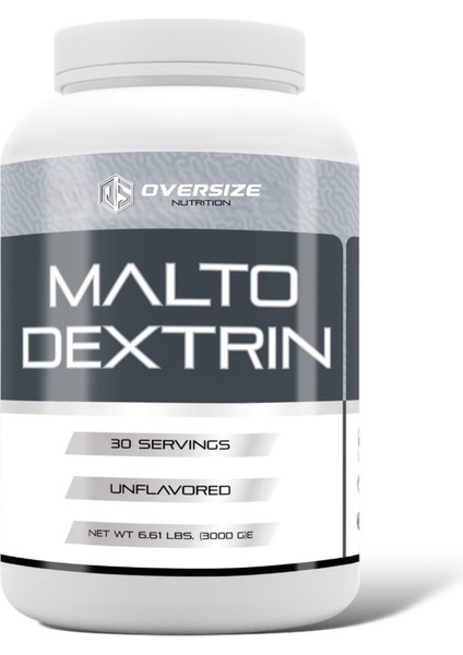 Maltodextrin Aromasız 3000 gr 30 Servis