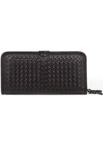 Hota Siyah Deri Kadın Cüzdan 46 Hota