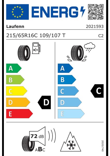 215/65 R16C 109/107T M+S 8pr I Fit Van LY31 Oto Kış Lastiği (Üretim Yılı:2024)