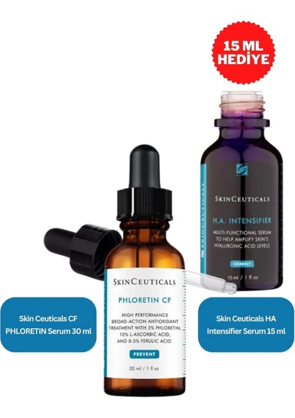 Ds Antiaging Bakım Seti 003 | Cf Ferulıc Serum 30 ml - Ha Intensifier 15 ml Hediye