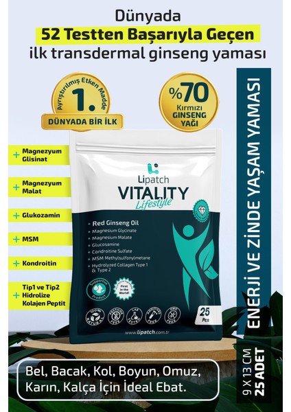 Vıtalıty Life Style Zindelik ve Denge Bandı 25 Adet