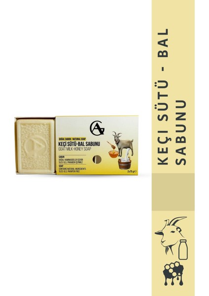 Doğal balı keçi sütü sabun 150g