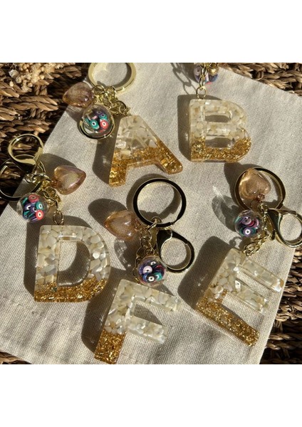 Epoksi Çoklu Silikon Kalıp H Harfi Anahtarlık Reçine Seri Döküm Kalıbı 4 cm 10'lu fiyatları