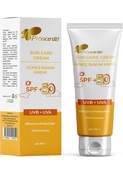 Çocuk Güneş Kremi Spf+50 - 50 ml