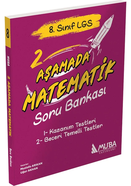 Muba Yayınları 8. Sınıf LGS 2 Aşamada Matematik Soru Bankası