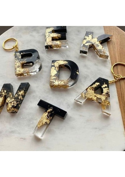 Epoksi Çoklu Silikon Kalıp S Harfi Anahtarlık Reçine Seri Döküm Kalıbı 4 cm 10'lu fiyatları