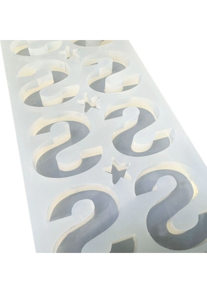 Epoksi Çoklu Silikon Kalıp S Harfi Anahtarlık Reçine Seri Döküm Kalıbı 4 cm 10'lu indirimleri