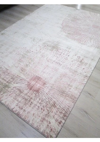 Modda MD003PUDRA Pembe 160 x 230 cm Akrilik Modern Desenli Halı