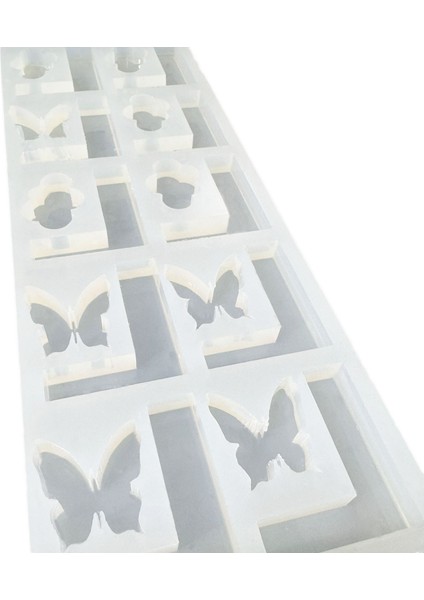 Epoksi Çoklu Silikon Kalıp L Harfi Anahtarlık Reçine Seri Döküm Kalıbı 4 cm 10'lu indirimleri