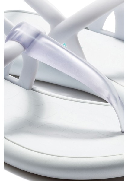 Glossy Kadın Sandalet Beyaz 35/42 DD0027 fırsatları