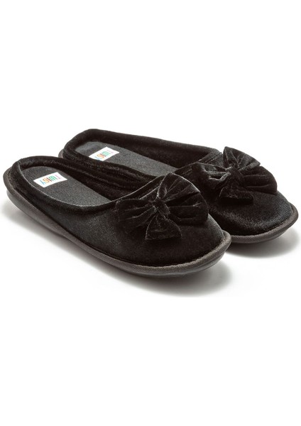 Leila Kadın Ev Terliği Siyah 36/41 YY0091