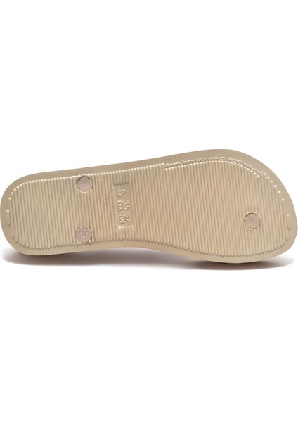 Mesh Chic Kaıdn Parmak Arası Terlik Bej 35/40 DD0083