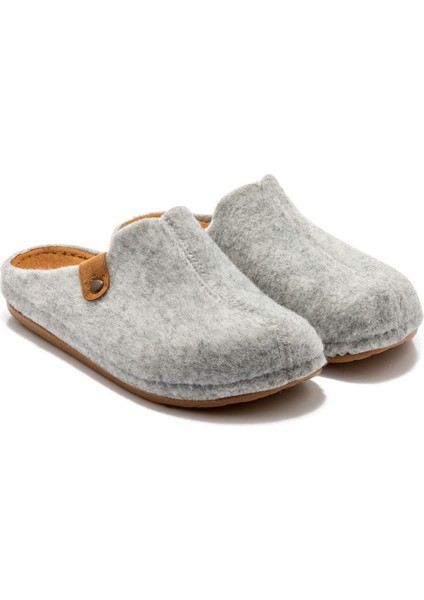 Teına Kadın,Garson Boy Ev Terliği Gri 36/40 AA0213