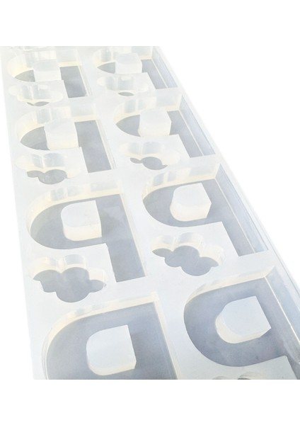 Epoksi Çoklu Silikon Kalıp P Harfi Anahtarlık Reçine Seri Döküm Kalıbı 4 cm 10'lu fırsatları