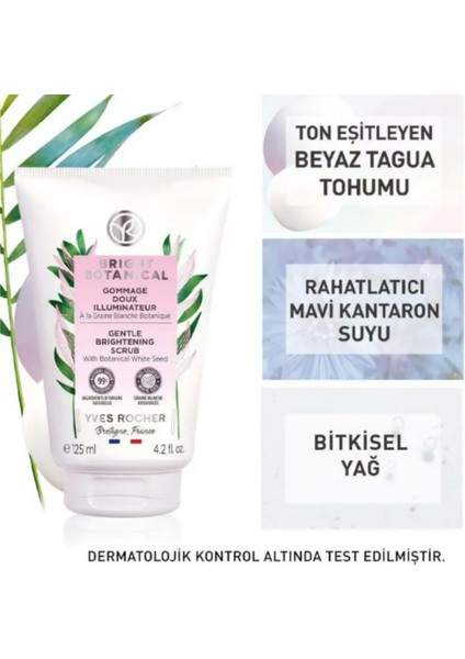 Aydınlatıcı, Ton Eşitleyen Krem Dokulu Peeling - Bright Botanical