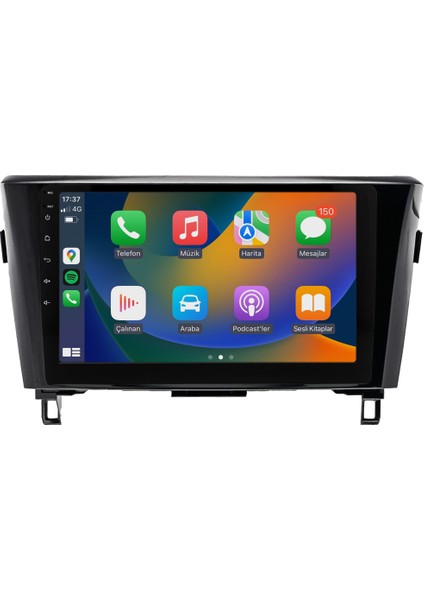 Nissan X-Trail (2014-2020) Android 14 Multimedya Carplay 10 Inch 4 GB Ram / 64 GB Hafıza CRV-4372XD