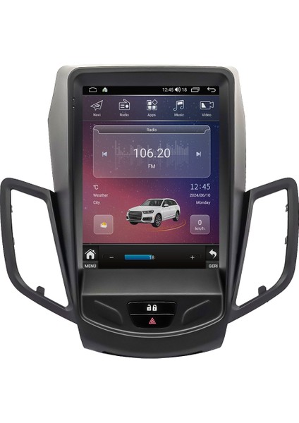 Ford Fiesta (2010-2017) Android 14 Multimedya Carplay 10 Inch 8 GB Ram / 128 GB Hafıza CRV-4126XAA