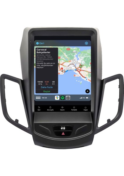 Ford Fiesta (2010-2017) Android 14 Multimedya Carplay 10 Inch 8 GB Ram / 128 GB Hafıza CRV-4126XAA