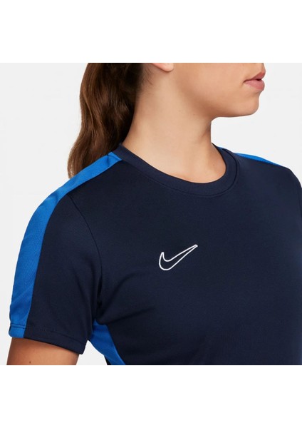 Academy Dri Fit Kadın Mavi Yuvarlak Yaka Tişört modelleri