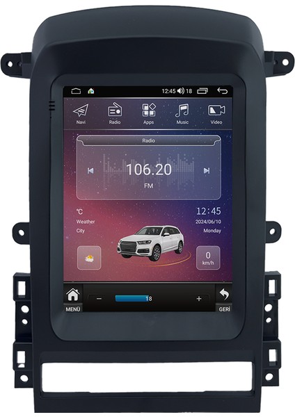 Chevrolet Captiva (2006-2011) Android 14 Multimedya Carplay 10 Inch 8 GB Ram / 128 GB Hafıza CRV-4804XAA