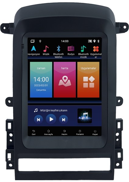 Chevrolet Captiva (2006-2011) Android 14 Multimedya Carplay 10 Inch 8 GB Ram / 128 GB Hafıza CRV-4804XAA