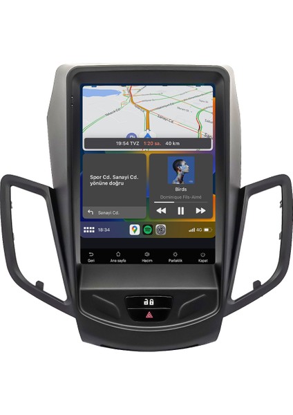 Ford Fiesta (2010-2017) Android 14 Multimedya Carplay 10 Inch 6 GB Ram / 128 GB Hafıza CRV-4126XAT
