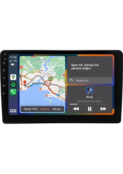 Mercedes Clk (2002-2004) Android 14 Multimedya Carplay 9 Inch 4 GB Ram / 64 GB Hafıza CRV-4343XR