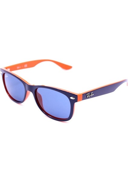 Junior RJ 9052S 17880 47 Junior New Wayfarer Çocuk Kare Mavi Turuncu Kemik Güneş Gözlüğü