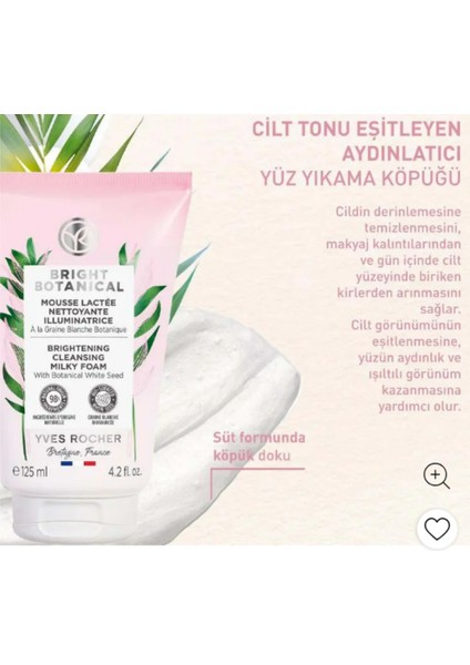 Yüz Yıkama Köpüğü Bitkisel Kompleks Bakım / Bright Botanica