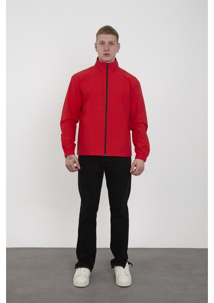 R-2446 Kol Ucu Lastik Cep Detaylı Paraşüt Rüzgarlık