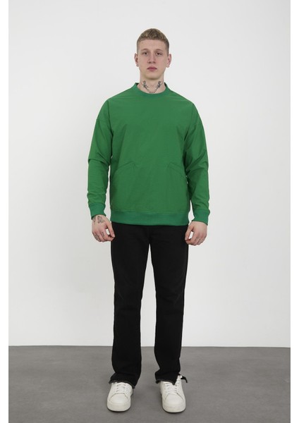 R-2390 Etek Kol Ribanalı Astarlı Sweatshirt