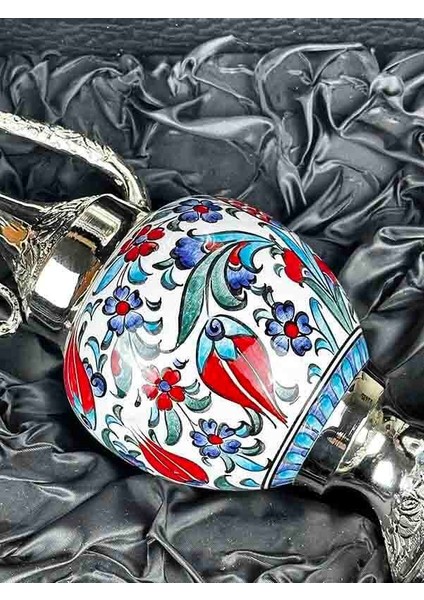 Lale ve Nar Desenli Çini Ibrik Seti modelleri