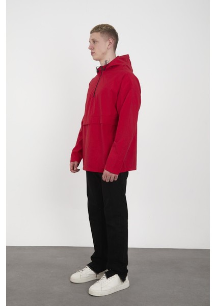 R-2448 Kapüşonlu Yarım Fermuar Detaylı Paraşüt Rüzgarlık&yağmurluk fiyatları