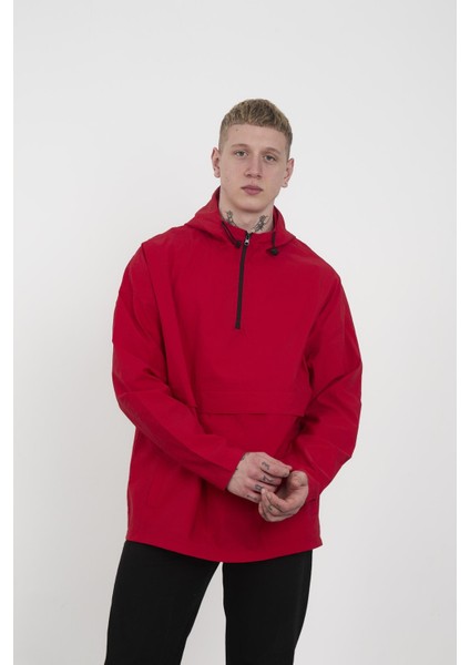 R-2448 Kapüşonlu Yarım Fermuar Detaylı Paraşüt Rüzgarlık&yağmurluk fırsatları