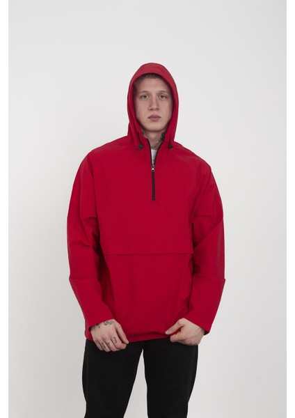 R-2448 Kapüşonlu Yarım Fermuar Detaylı Paraşüt Rüzgarlık&yağmurluk indirimleri