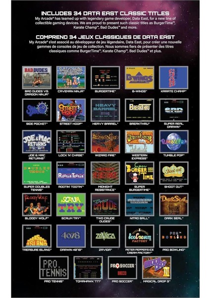 Dreamgear 10IN Retro Mini Arcade Makinesi